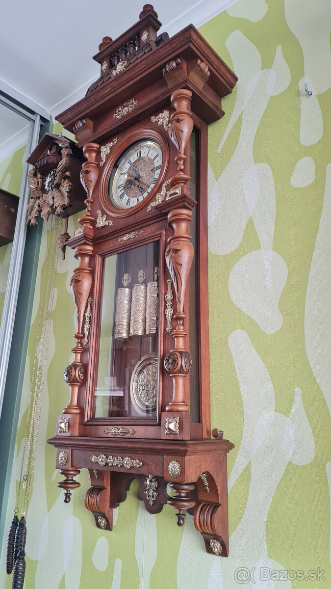 Grande Sonnerie Gustav Becker štvrťové hodiny - 3