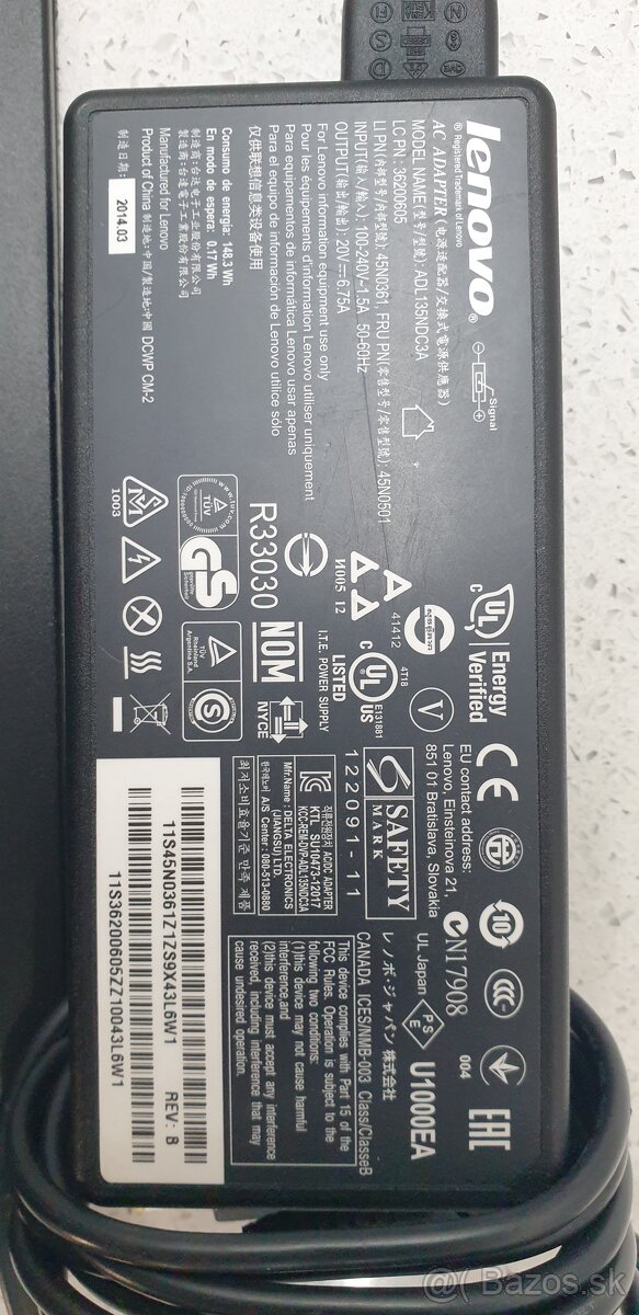 Docking station- Lenovo ThinkPad Ultra Dock +nabíjačka - 3