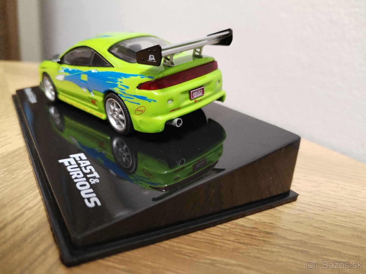 Predám model Mitsubishi Eclipse 1:43 Fast & Furious - 3