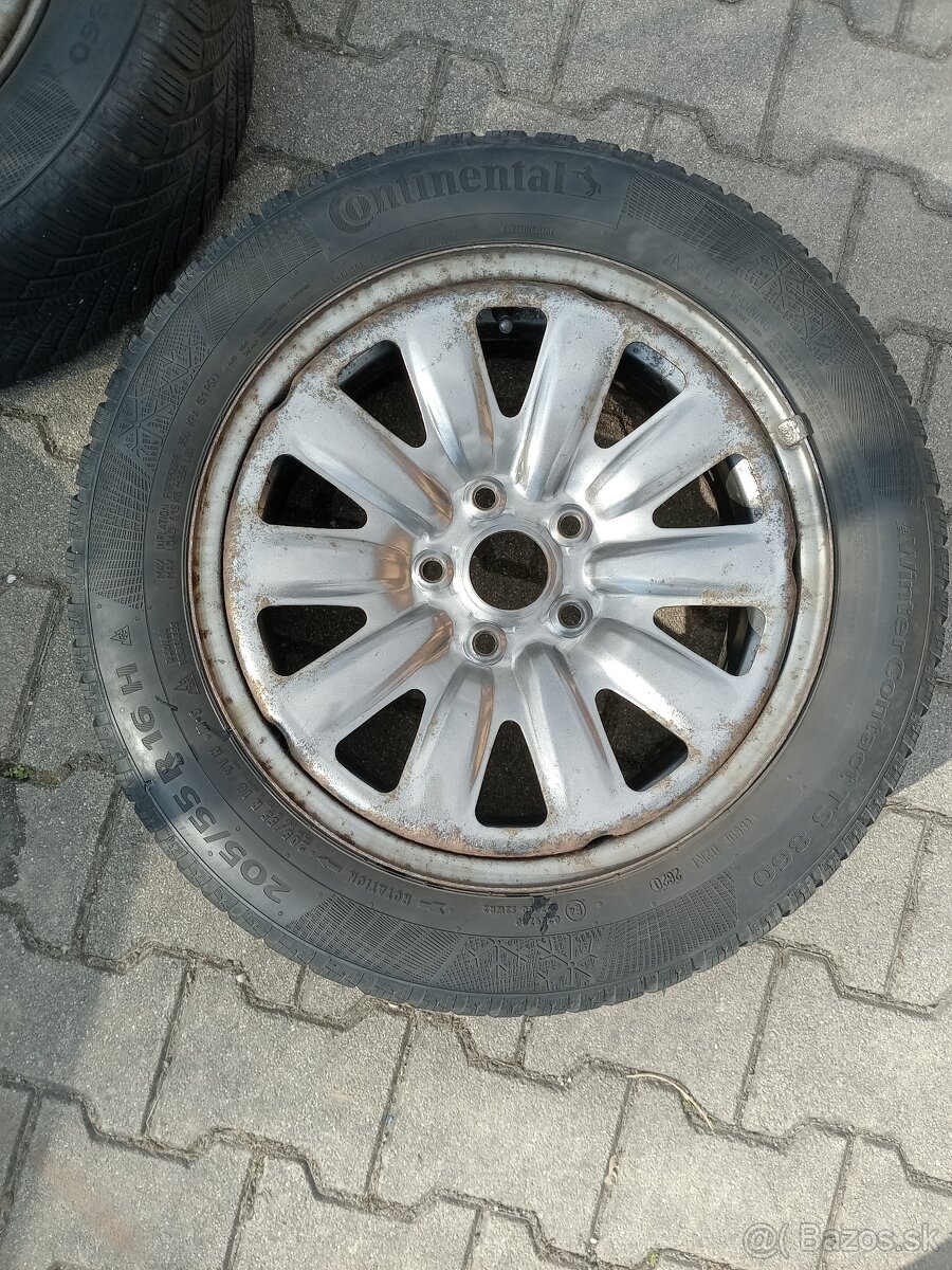 Zimné pneumatiky 205/55 R 16 + disky - 3