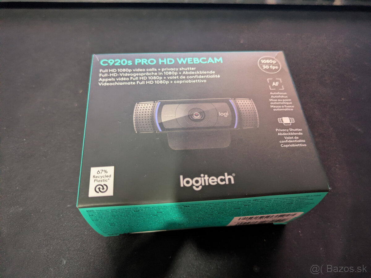 Webkamera Logitech C920S Pro HD Webcam - 3