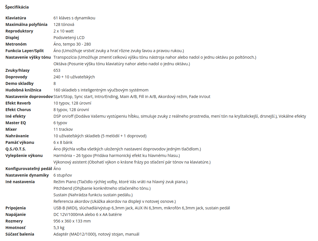 Predám set Klávesy + Slúchadlá + Stojan - 3