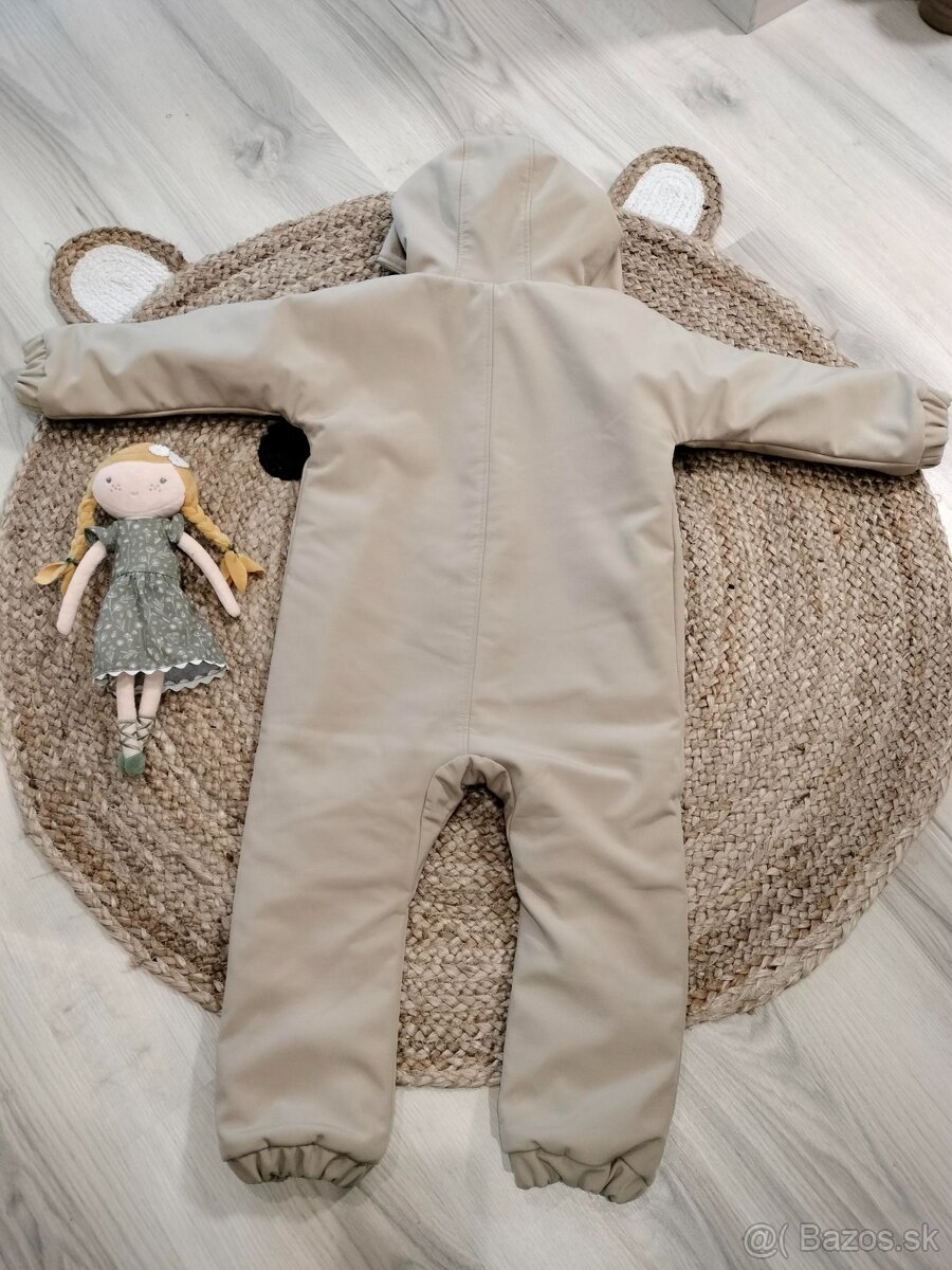 PREDANÝ - Little people_Softshellový zimný overal_110/116 - 3