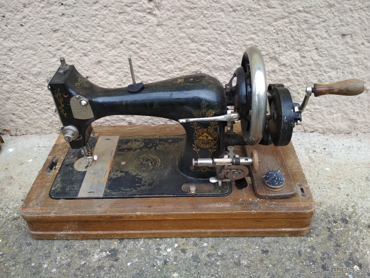 Šijací stroj Vesta, L. O. Dietrich, Altenburg. - 3