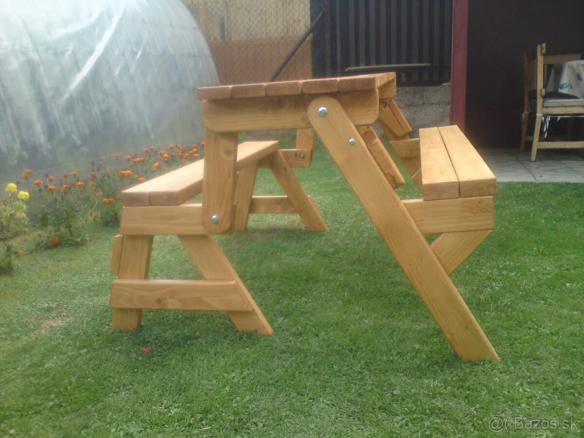 Rozkladacia lavička 2v1 - 3