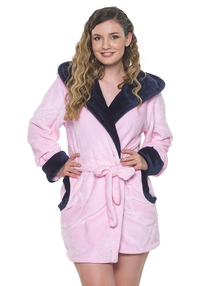 Stylovy damsky kvalitny ruzovy zupan s vysivanym motivom - 3