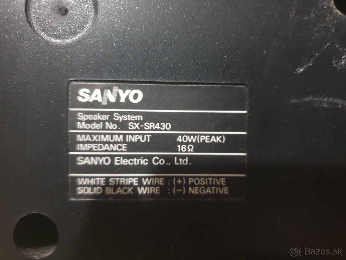 Reproduktory SANYO - 3