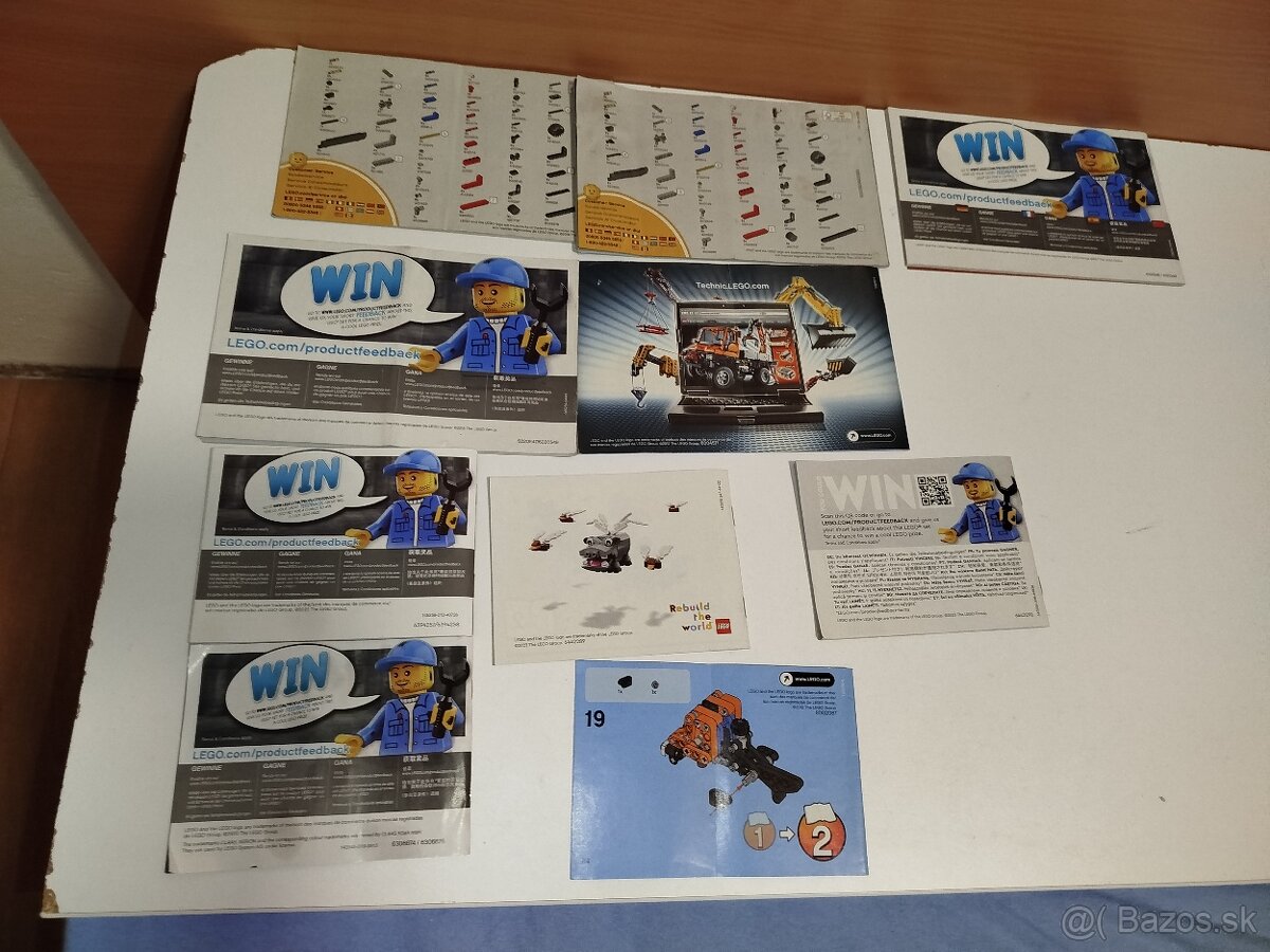 Lego ako City Technic Originál návody - 3