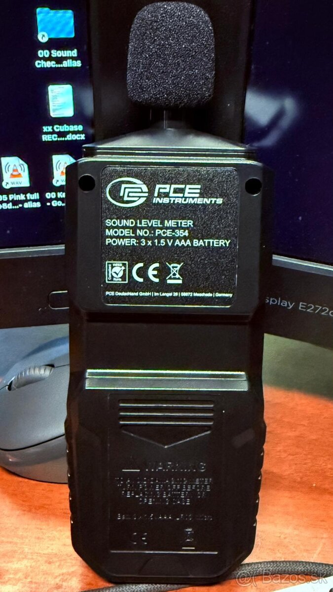 Sound Level Meter PCE-354 - Hlukomer, Decibel Meter. - 3