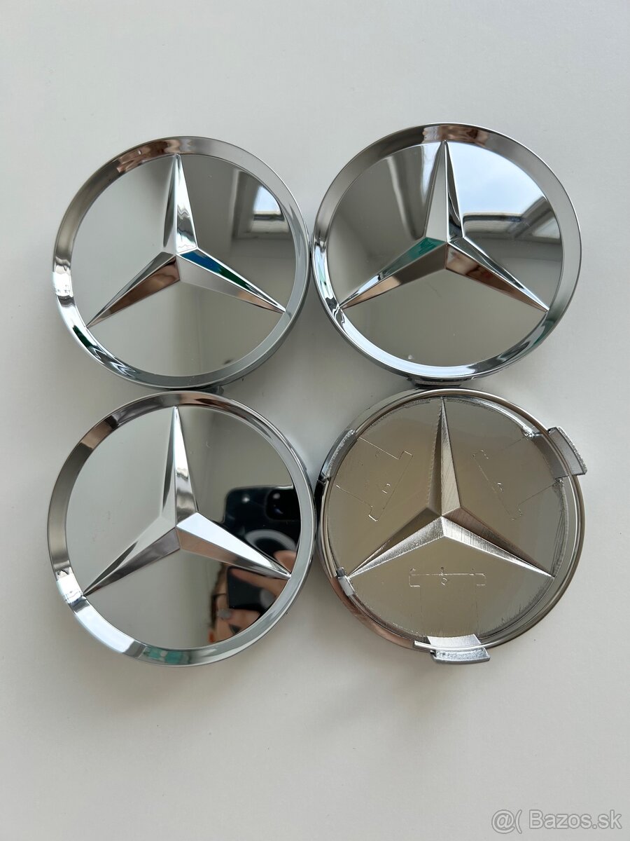 Mercedes Benz 75mm stredove krytky - 3