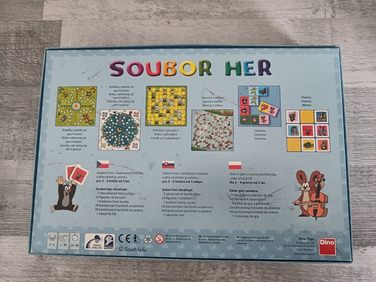 Predam detske stolne hry (Krtko) - pexeso, domino... - 3