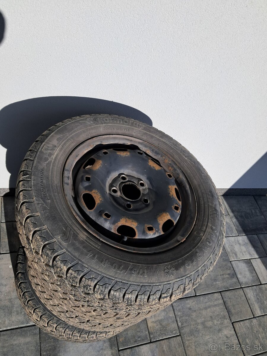 Zimna sada / zimne pneu na diskoch 175/70 r14 + letne pneu - 3
