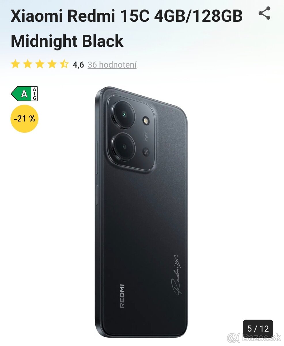 Predám Xiaomi Redmi 15C - 3