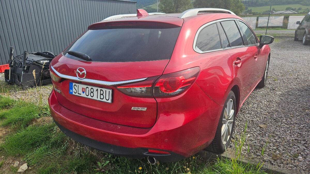 Mazda 6 2.2D 129 kW, 2015, max. výbava, 220 tkm – 8 300 € - 3