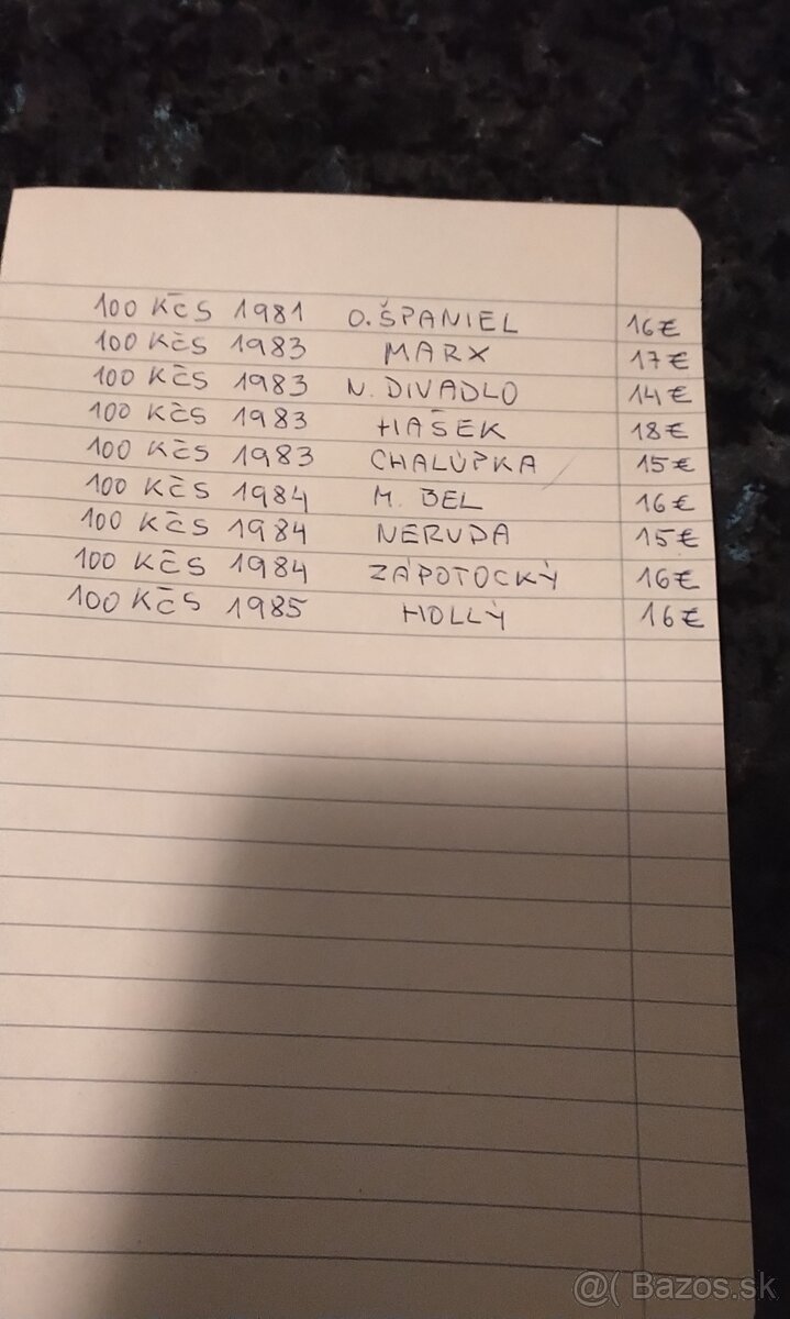 Československe mince. - 3