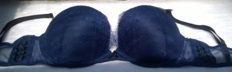Predám Victoria Secret podprsenku Bombshell modrá s čipkou - 3