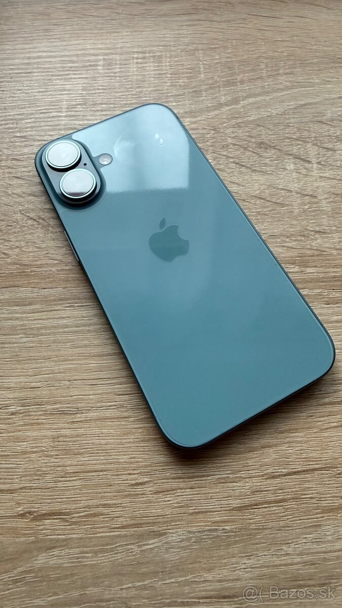 Apple iPhone 16 128GB Modrozelený / Teal - 3