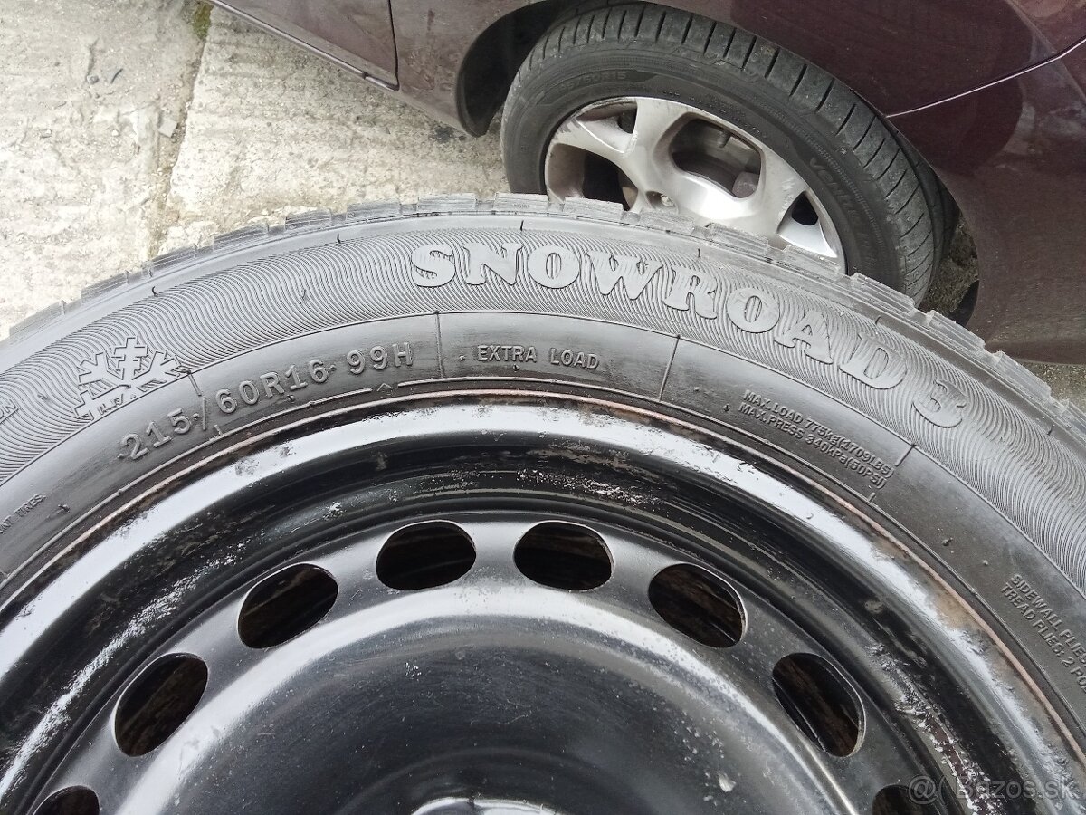 215/60 R16 zimné - 3
