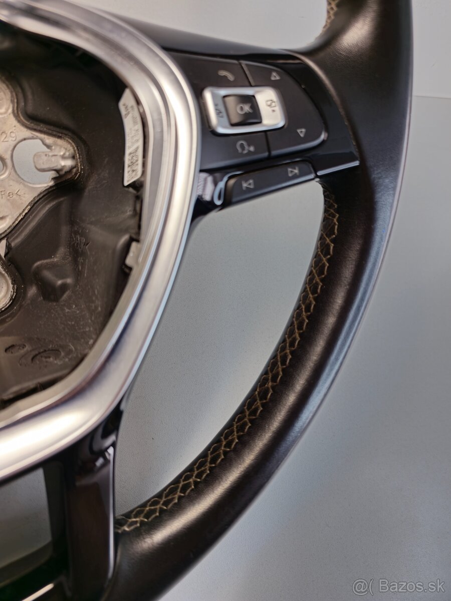 AMAROK MULTIVAN CARAVELLE TRANSPORTER kožený volant