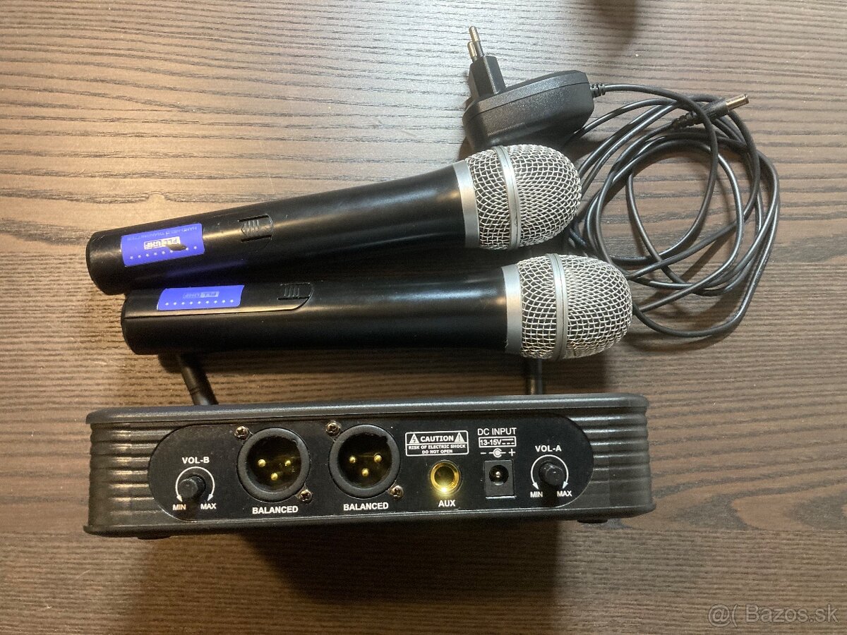 Bezdrôtový dvojmikrofón - sada Malone B4R-UHF-450-Duo1 - 3