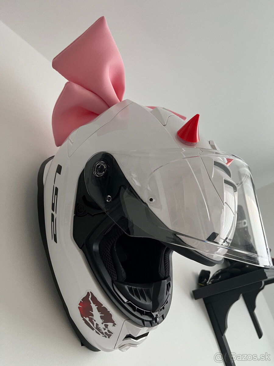 prilba LS2 FF800 Storm II Solid White + intercom - 3