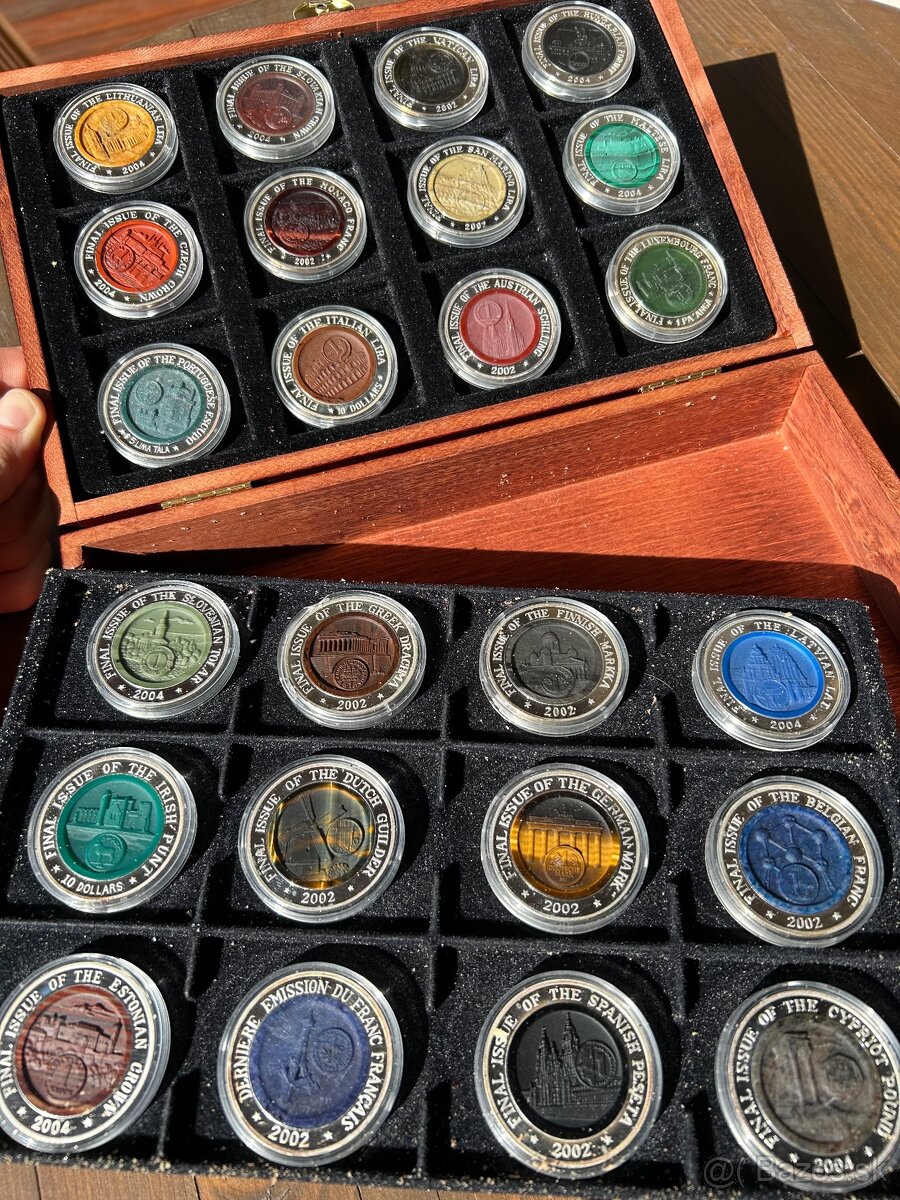 Nádherná sada 1 oz. investičné striebro Ag 999 unca - 3