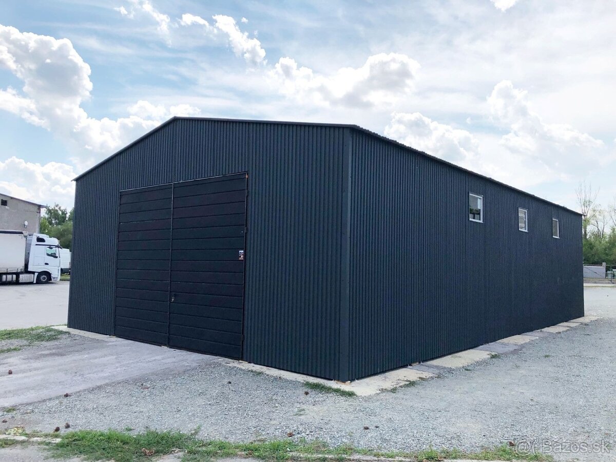 Predám plechovú halu 8 x 14 m - 3