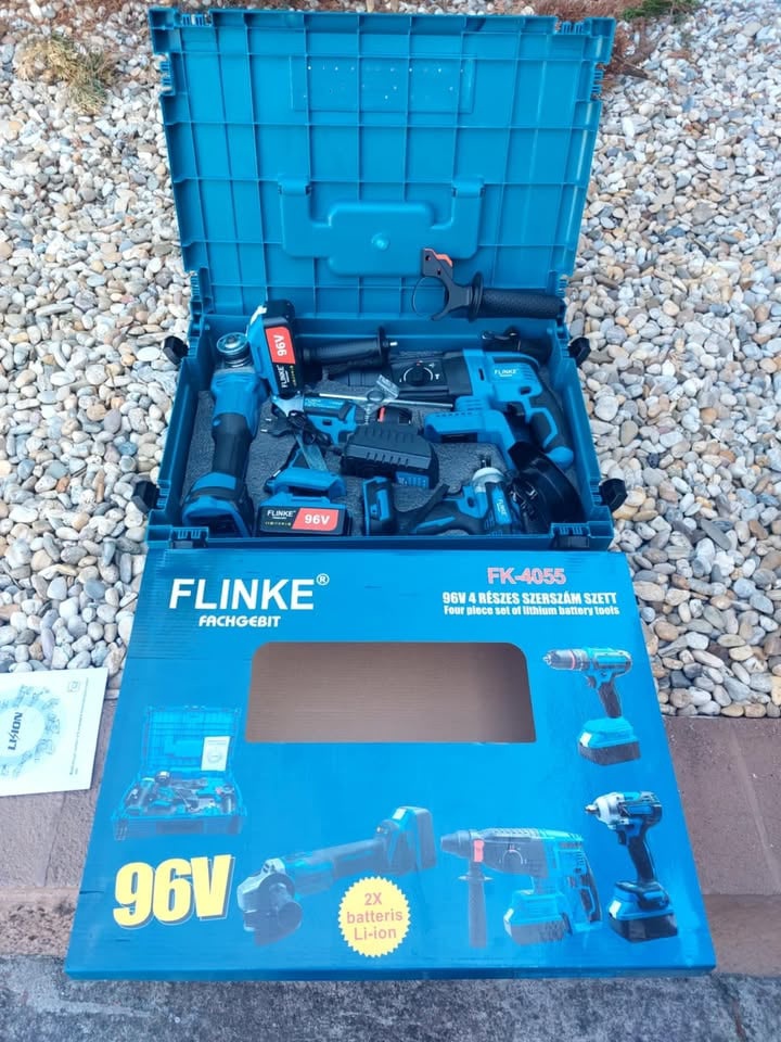 4- dielna Akumulátorová sada náradia- 2x aku - 3