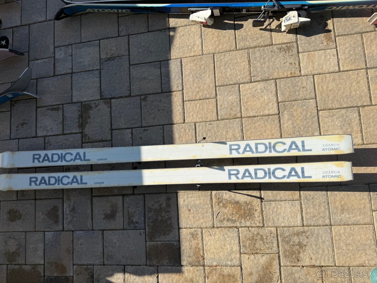 Retro lyže Atomic Radical APL 380 + viazanie Marker - 3