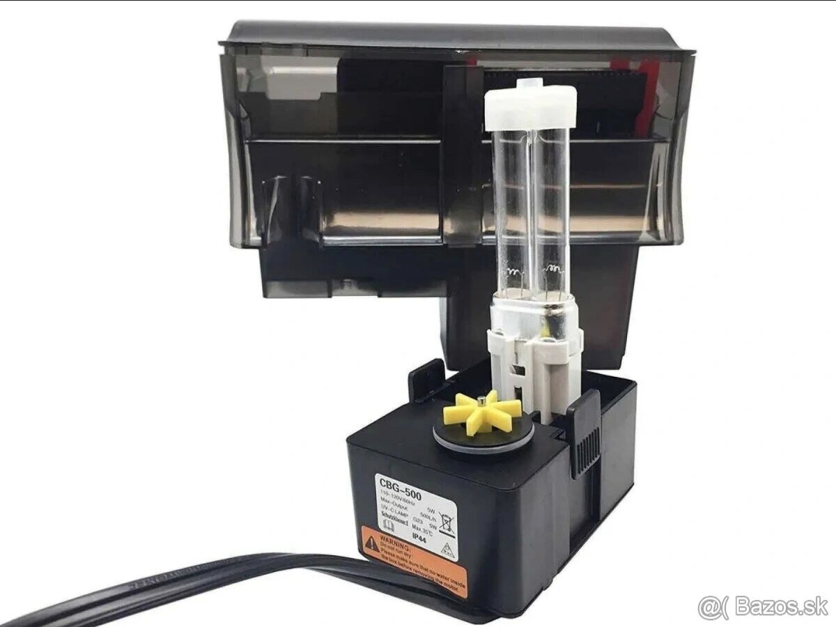 Predám SUNSUN závesný filter s UV lampou CBG-800 800 l/h - 3