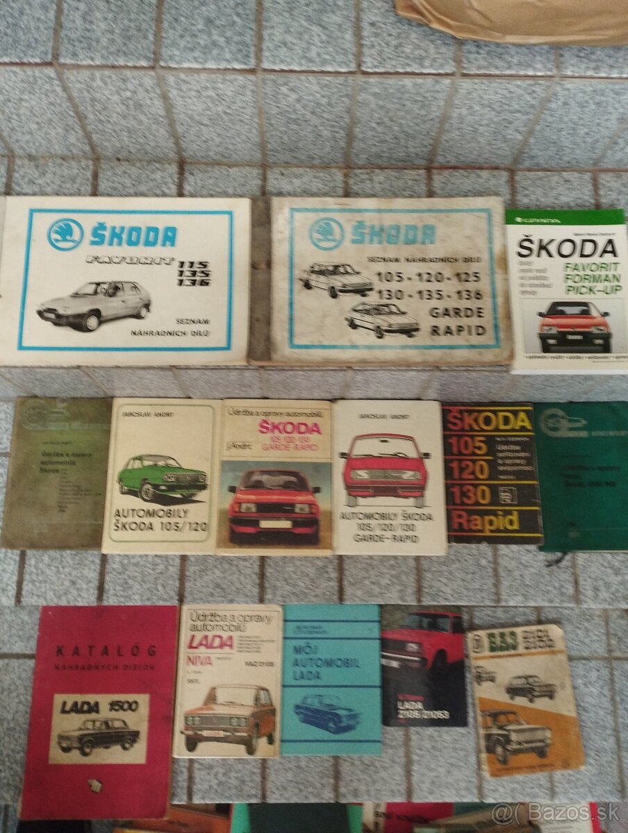 Návod obsluhe udržba, škoda 1000mb,škoda 120,130,135,volgha - 3