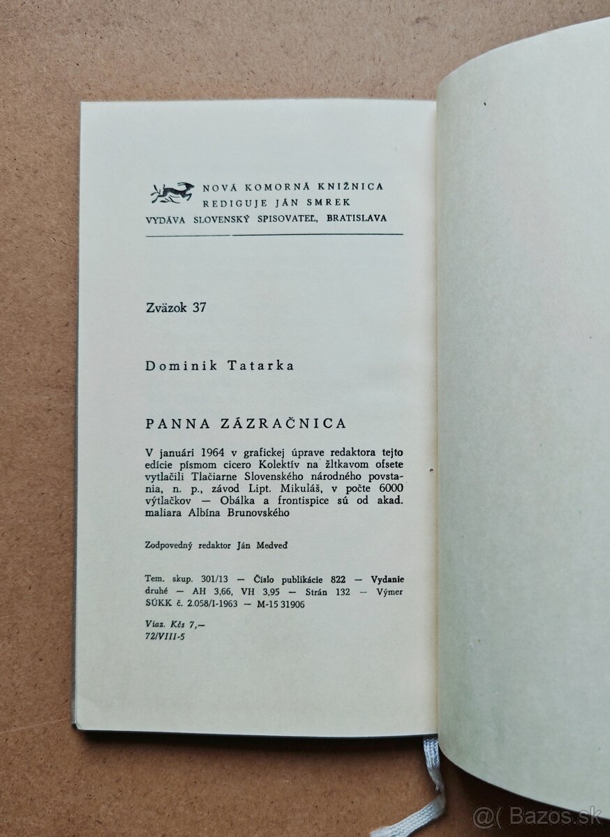 Dominik Tatarka: PANNA ZÁZRAČNICA - 3