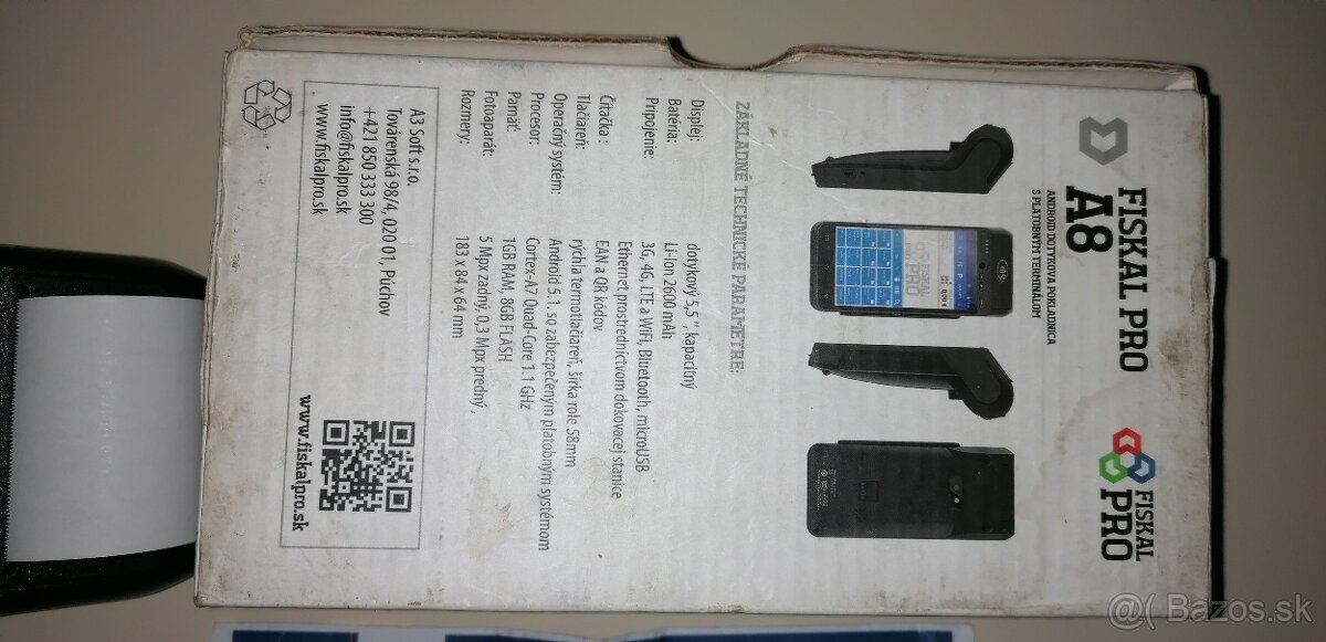 Predám registračnú pokladňu Fiskal PRO A8 - 3