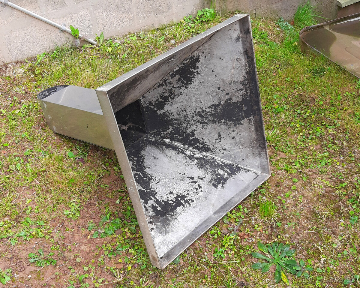 Komín pre záhradný gril - nerez - 3