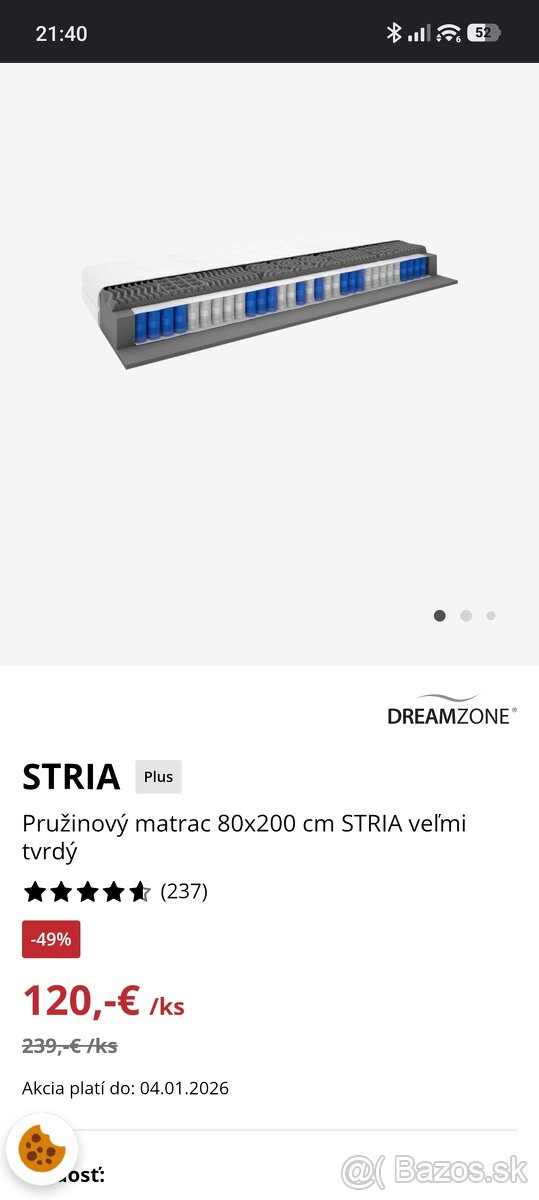 Nové Matrace 80x200 - 3