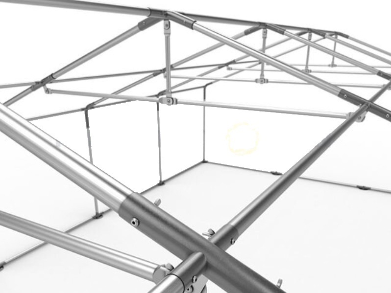 Párty stan 6x6m, 12x6m - 3