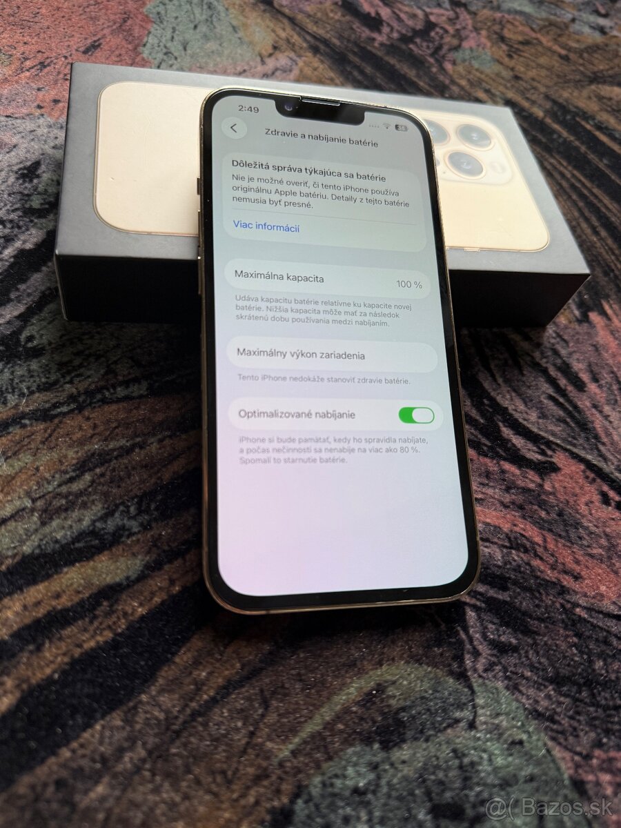 Predám iPhone 13 Pro 128GB Zlatý - 3
