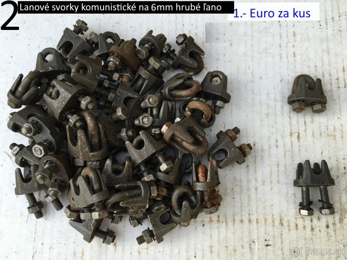 Lanové a otočné svorky rôzne druhy ČSSR - 3