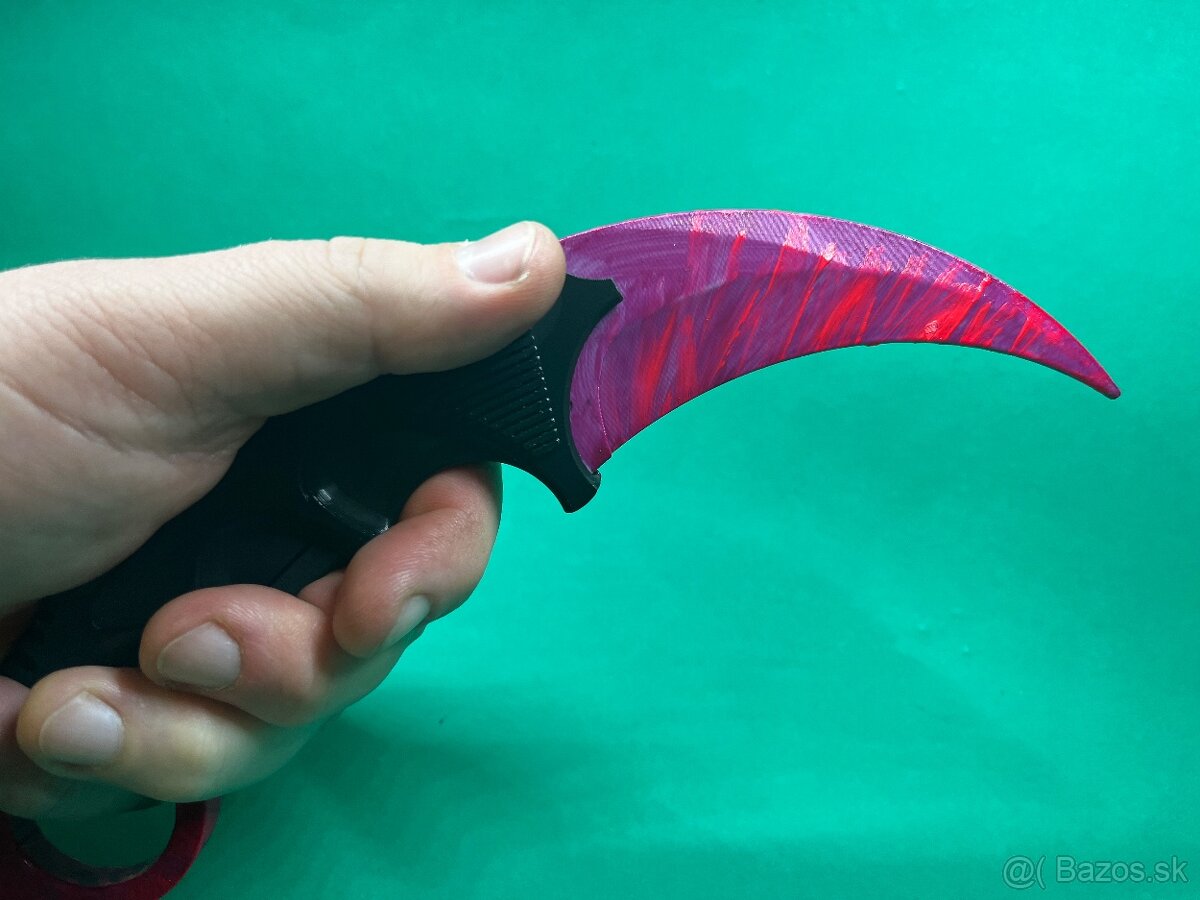 CS2 Karambit fidget trainery 21 cm + stojany - 3