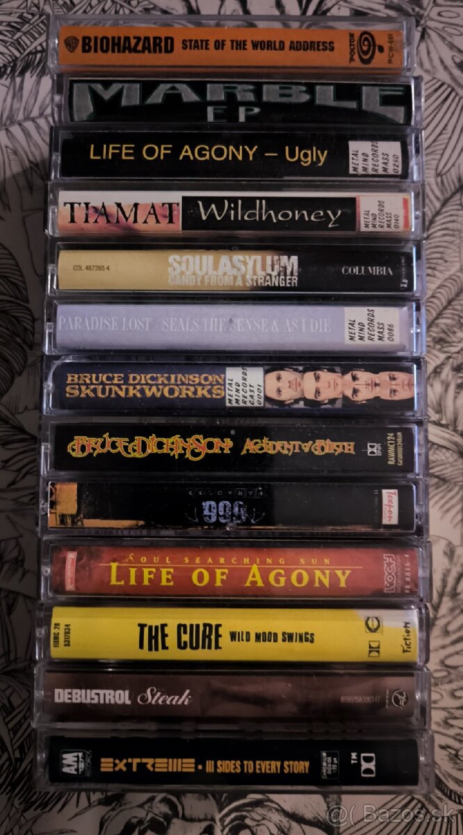 MC kazety originalky metal - 3