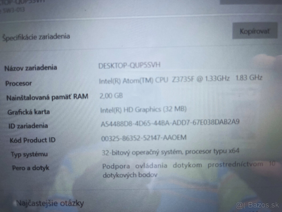 Tablet ACER - 3