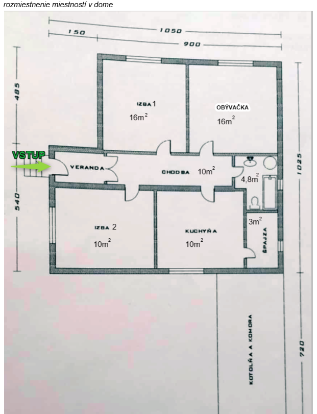 Predaj domu v obci Janíkovce - 3