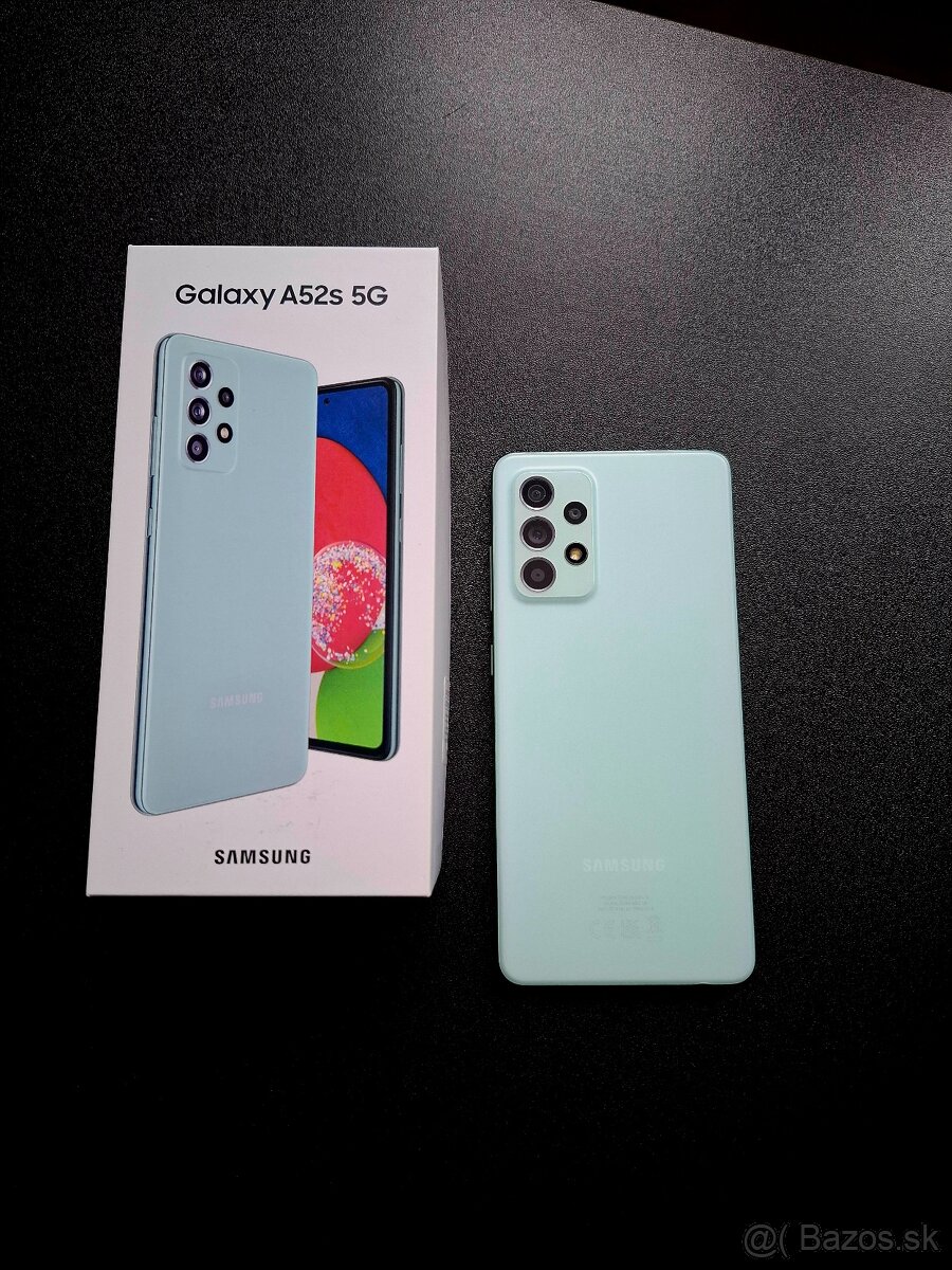 Samsung galaxy A52s 5g, 128gb + kryty + ochranné sklá - 3