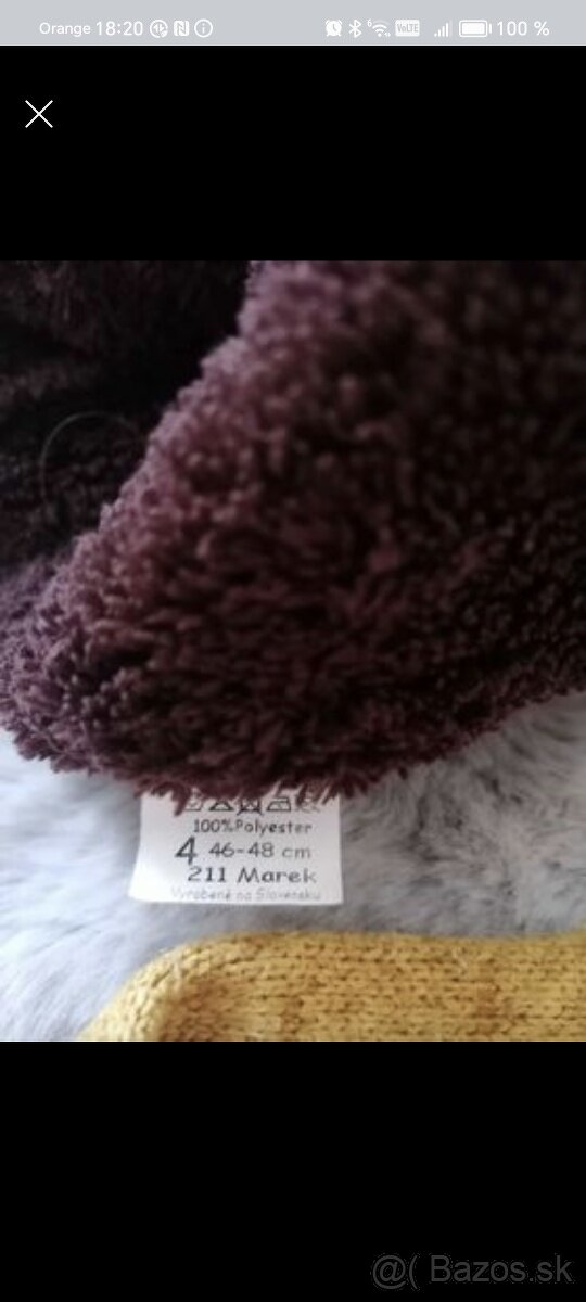 Čiapka a nakrcnik zn. Rada - 3