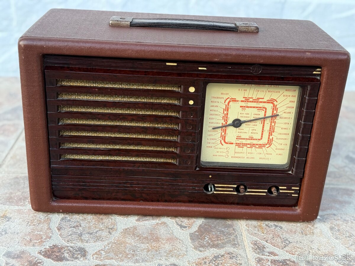 Predam baterkovy elektronkovy prijmac Tesla 3101 A - 3