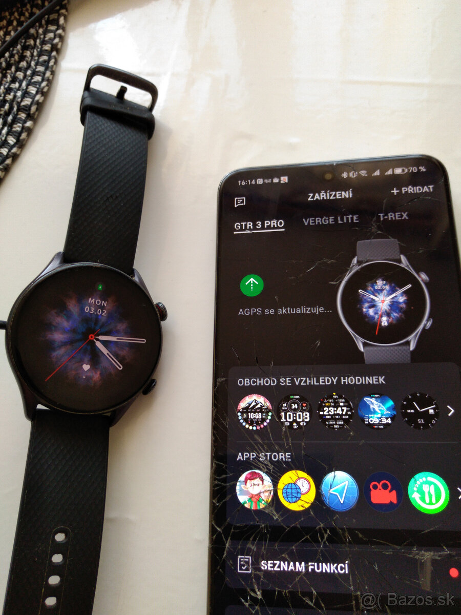 Amazfit GTR 3 Pro Black hodinky - 3