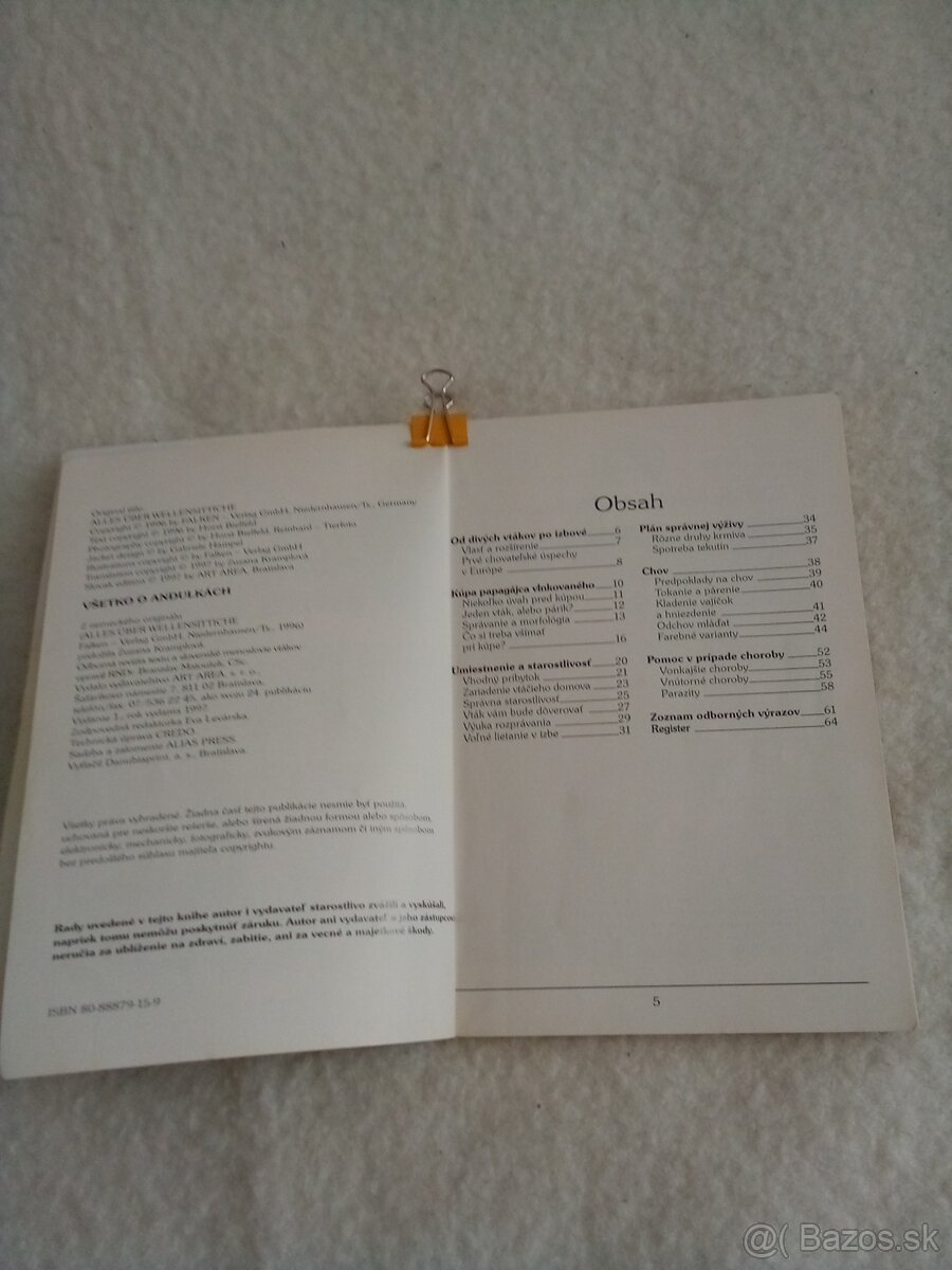 Knihy pre chovateľov vtáctva - 3