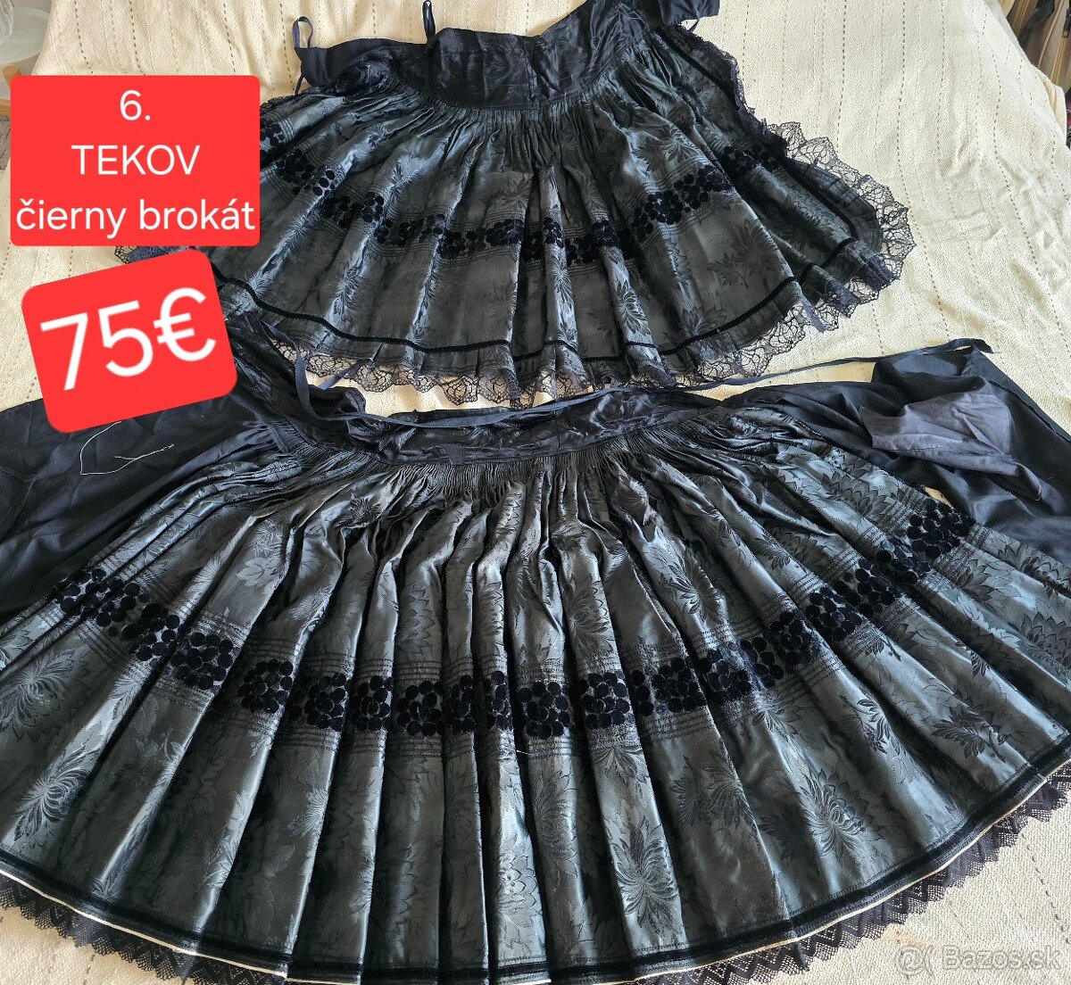 Starý kroj TEKOV sukne a šatky - 3