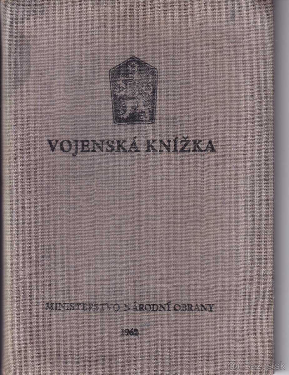dvojitý pas vojensá knižka - 3
