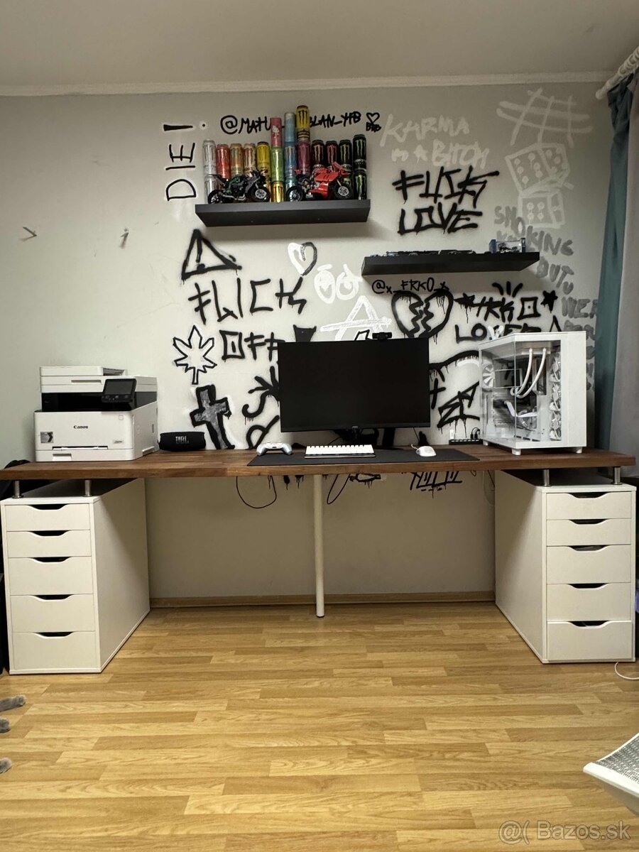 Ikea stôl (custom) - 3